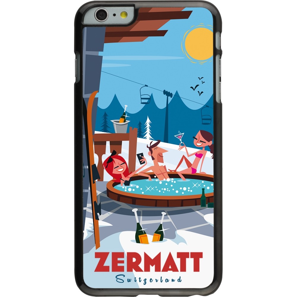 iPhone 6 Plus / 6s Plus Case Hülle - Zermatt Mountain Jacuzzi