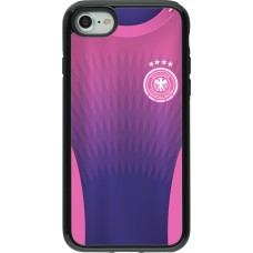 iPhone 7 / 8 / SE (2020, 2022) Case Hülle - Hybrid Armor schwarz Deutschland Away personalisierbares Fussballtrikot