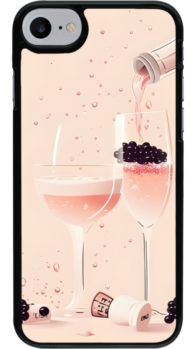 iPhone 7 / 8 / SE (2020, 2022) Case Hülle - Champagne Pouring Pink