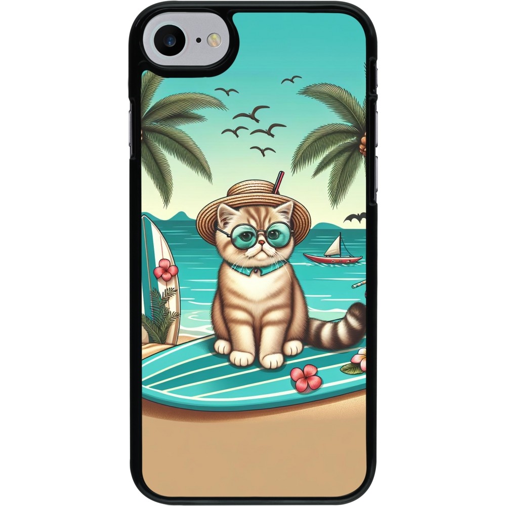 iPhone 7 / 8 / SE (2020, 2022) Case Hülle - Chat Surf Stil