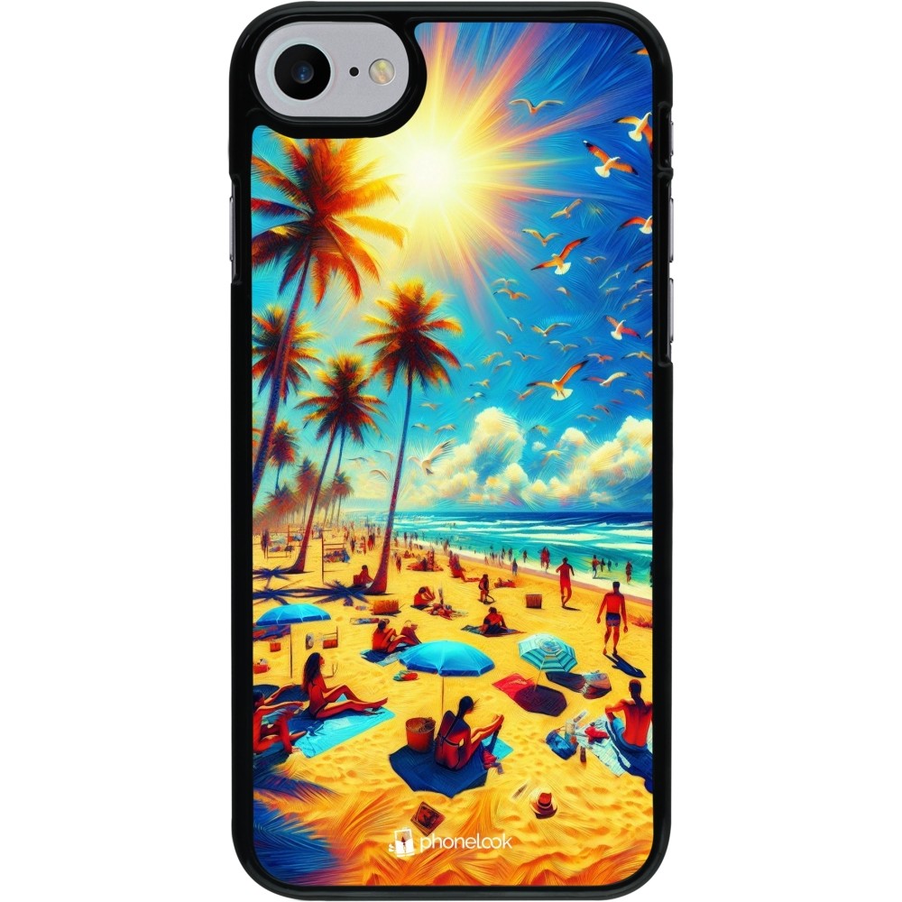 iPhone 7 / 8 / SE (2020, 2022) Case Hülle - Sommer Paradies Farbe