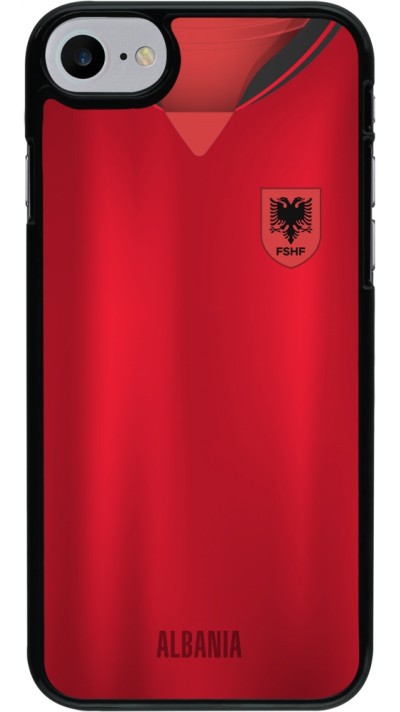 Coque iPhone 7 / 8 / SE (2020, 2022) - Maillot de football Albanie personnalisable
