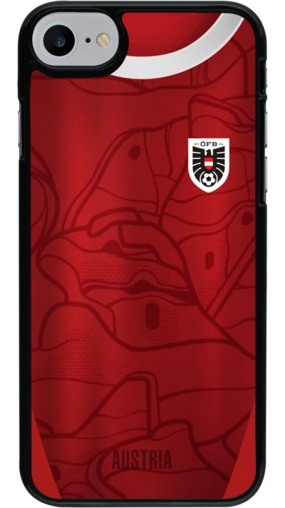 Coque iPhone 7 / 8 / SE (2020, 2022) - Maillot de football Autriche personnalisable