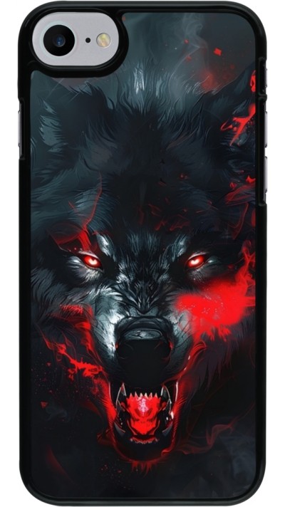 iPhone 7 / 8 / SE (2020, 2022) Case Hülle - Halloween 2024 mad werewolf