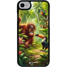 iPhone 7 / 8 / SE (2020, 2022) Case Hülle - Tropischer Dschungel Tayrona