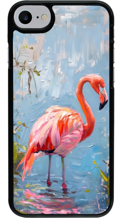 iPhone 7 / 8 / SE (2020, 2022) Case Hülle - Paint Flamingo