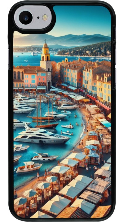 iPhone 7 / 8 / SE (2020, 2022) Case Hülle - Saint-Tropez Strand