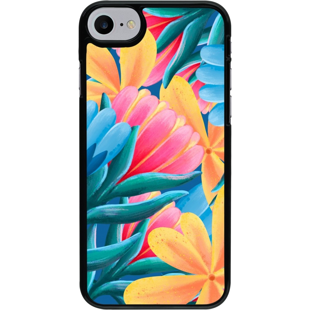 iPhone 7 / 8 / SE (2020, 2022) Case Hülle - Spring 23 colorful flowers