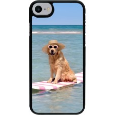 iPhone 7 / 8 / SE (2020, 2022) Case Hülle - Summer Dog on Paddle