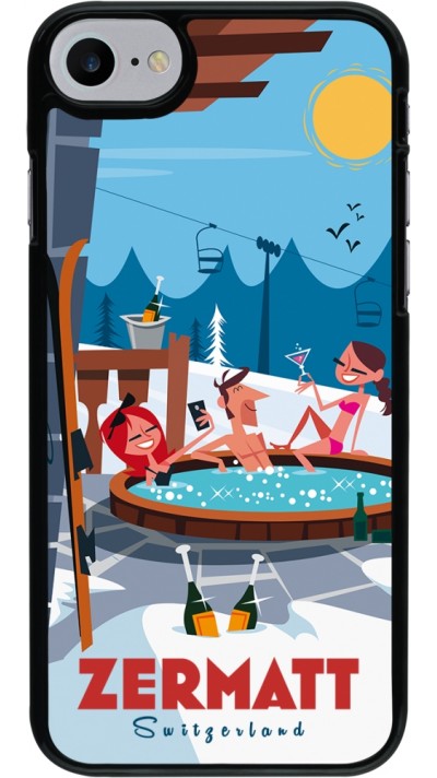 iPhone 7 / 8 / SE (2020, 2022) Case Hülle - Zermatt Mountain Jacuzzi