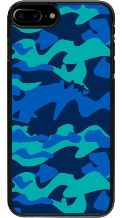 Hülle iPhone 7 Plus / 8 Plus - Camo Blue