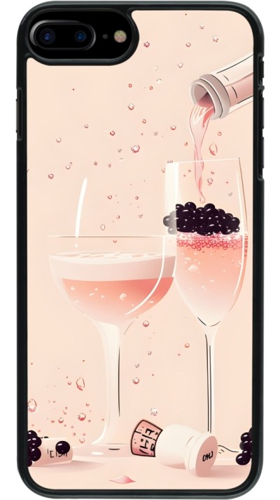 iPhone 7 Plus / 8 Plus Case Hülle - Champagne Pouring Pink