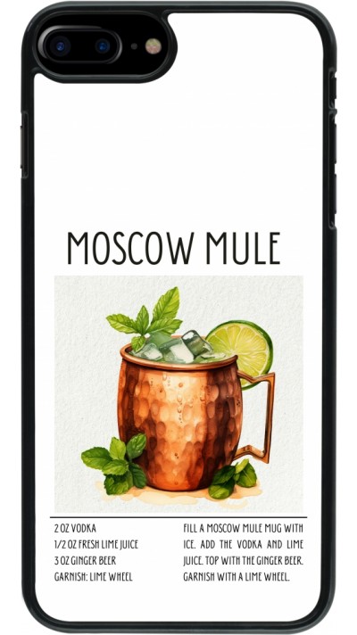 iPhone 7 Plus / 8 Plus Case Hülle - Cocktail Rezept Moscow Mule