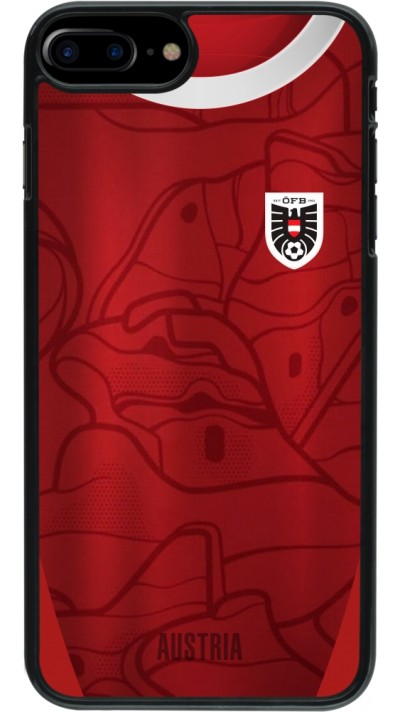 iPhone 7 Plus / 8 Plus Case Hülle - Austria personalisierbares Fussballtrikot