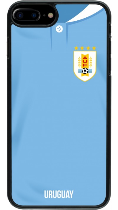 iPhone 7 Plus / 8 Plus Case Hülle - Uruguay 2022 personalisierbares Fussballtrikot