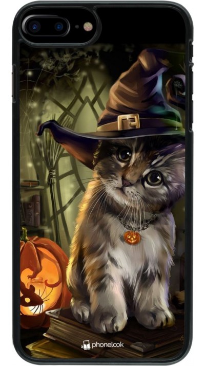 Hülle iPhone 7 Plus / 8 Plus - Halloween 21 Witch cat