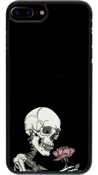 iPhone 7 Plus / 8 Plus Case Hülle - Halloween 2023 rose and skeleton