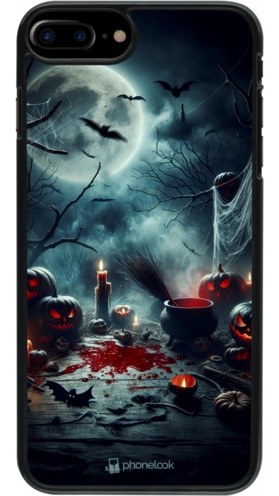 iPhone 7 Plus / 8 Plus Case Hülle - Halloween 2024 Dunkler Mond