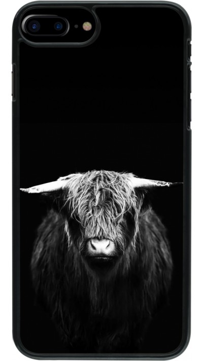 iPhone 7 Plus / 8 Plus Case Hülle - Highland calf black