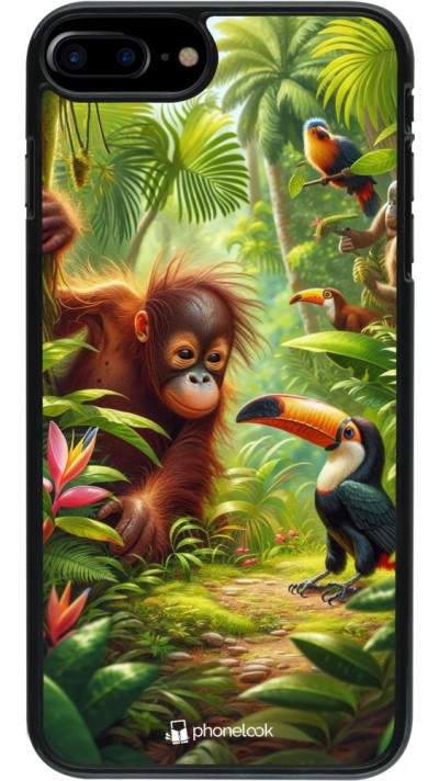 iPhone 7 Plus / 8 Plus Case Hülle - Tropischer Dschungel Tayrona