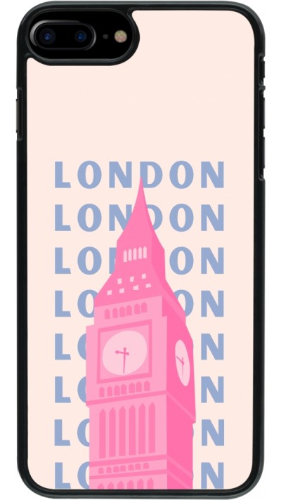 iPhone 7 Plus / 8 Plus Case Hülle - London Pink Print