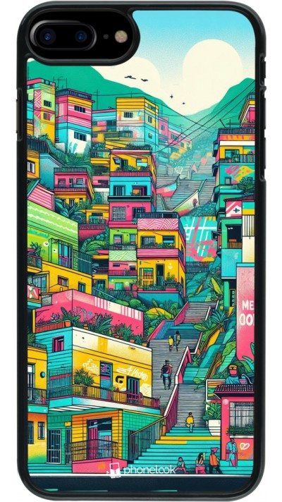 iPhone 7 Plus / 8 Plus Case Hülle - Medellin Comuna 13 Kunst