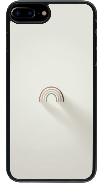 iPhone 7 Plus / 8 Plus Case Hülle - Mini Regenbogen Minimal