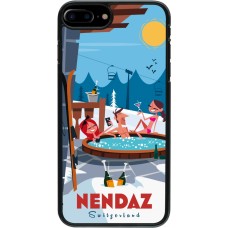 iPhone 7 Plus / 8 Plus Case Hülle - Nendaz Mountain Jacuzzi