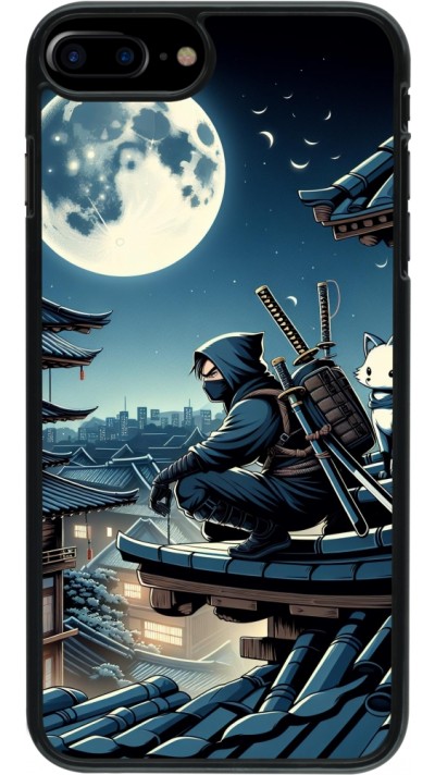 iPhone 7 Plus / 8 Plus Case Hülle - Ninja unter dem Mond