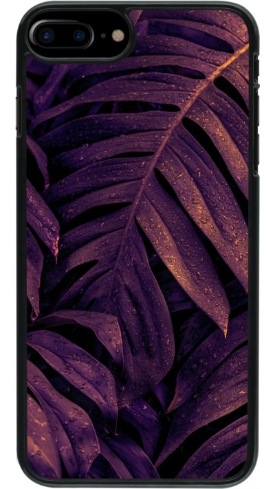 iPhone 7 Plus / 8 Plus Case Hülle - Purple Light Leaves