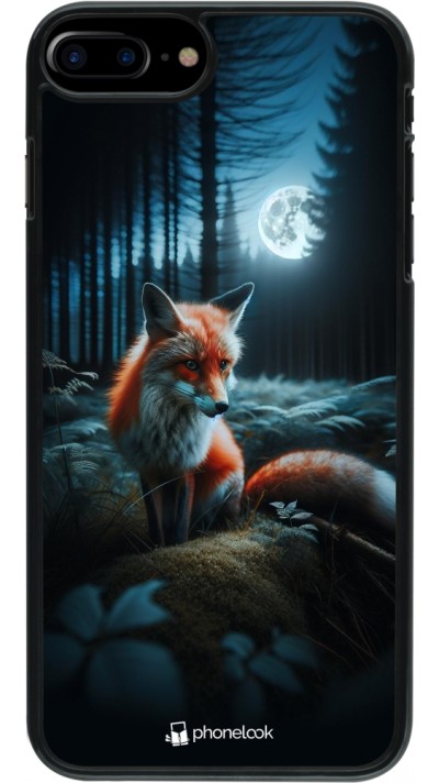 iPhone 7 Plus / 8 Plus Case Hülle - Fuchs Mond Wald