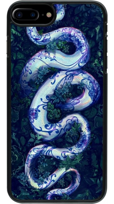 iPhone 7 Plus / 8 Plus Case Hülle - Snake Blue Anaconda