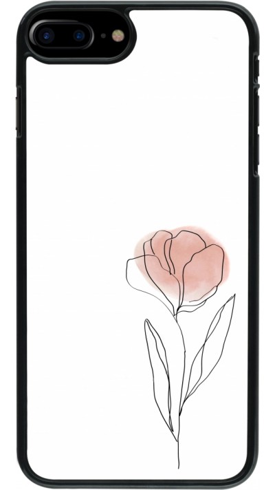 iPhone 7 Plus / 8 Plus Case Hülle - Spring 23 minimalist flower