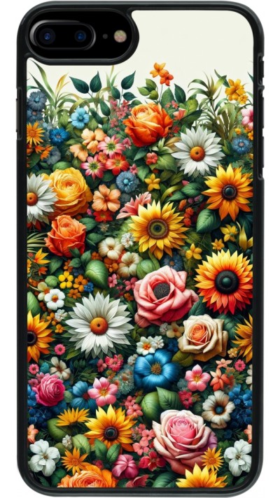 iPhone 7 Plus / 8 Plus Case Hülle - Sommer Blumenmuster