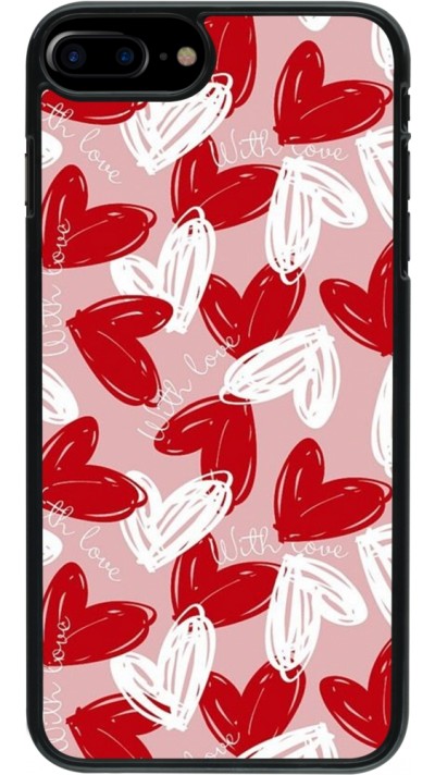 iPhone 7 Plus / 8 Plus Case Hülle - Valentine 2024 with love heart