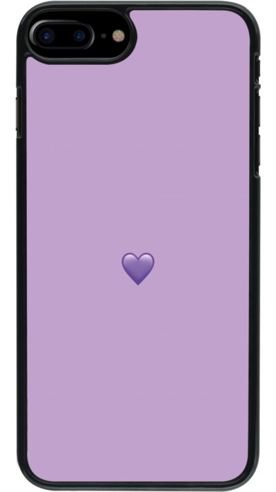 iPhone 7 Plus / 8 Plus Case Hülle - Valentine 2023 purpule single heart