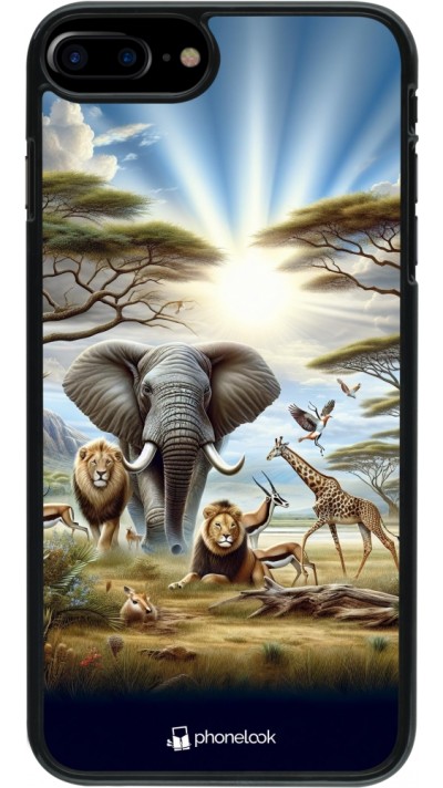 iPhone 7 Plus / 8 Plus Case Hülle - Afrikanisches Wildleben