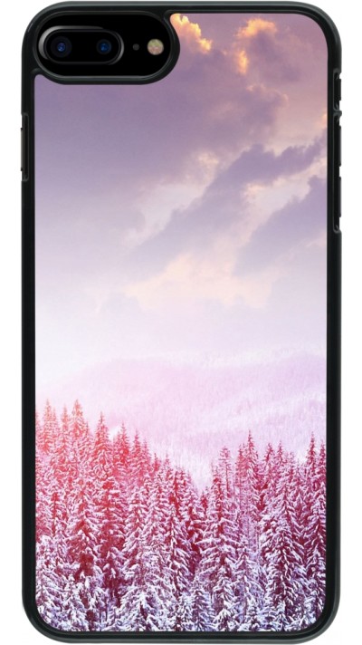 iPhone 7 Plus / 8 Plus Case Hülle - Winter 22 Pink Forest