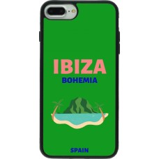 iPhone 7 Plus / 8 Plus Case Hülle - Silikon schwarz Pop Summer Destination Ibiza