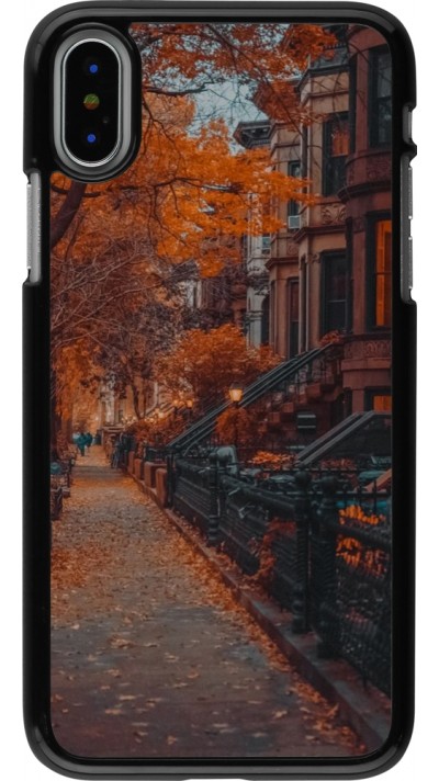 iPhone X / Xs Case Hülle - Autumn 2024 city