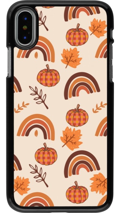 iPhone X / Xs Case Hülle - Autumn 2024 rainbow