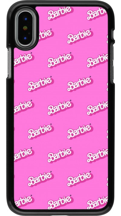 iPhone X / Xs Case Hülle - Barbie Pattern