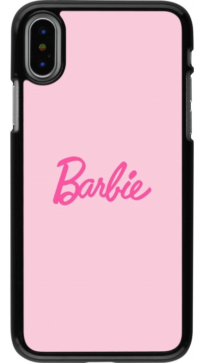 iPhone X / Xs Case Hülle - Barbie Text