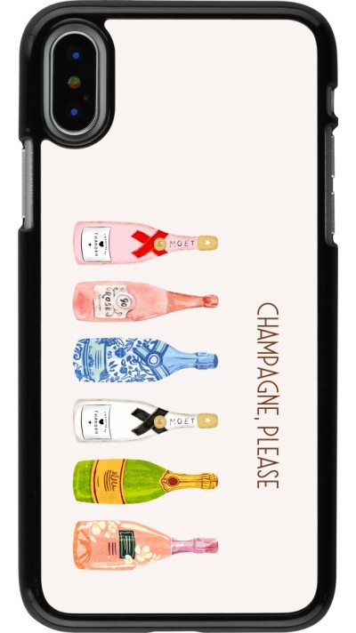 iPhone X / Xs Case Hülle - Champagne Please