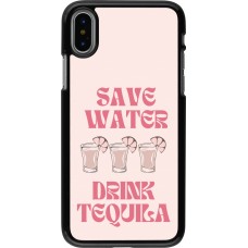 iPhone X / Xs Case Hülle - Cocktail Save Water Drink Tequila