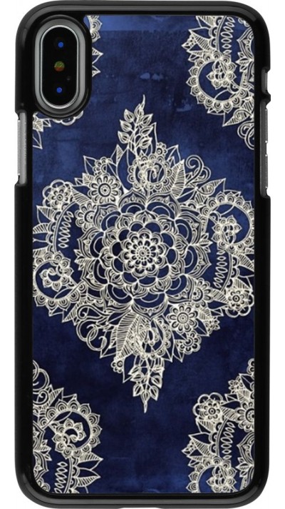 Hülle iPhone X / Xs - Cream Flower Moroccan