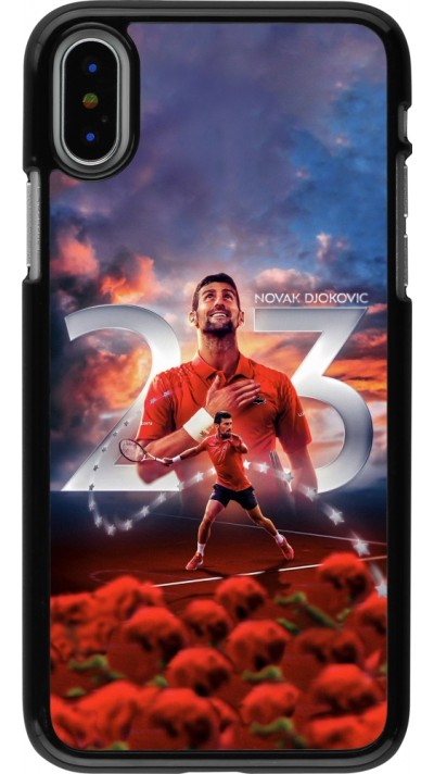 iPhone X / Xs Case Hülle - Djokovic 23 Grand Slam