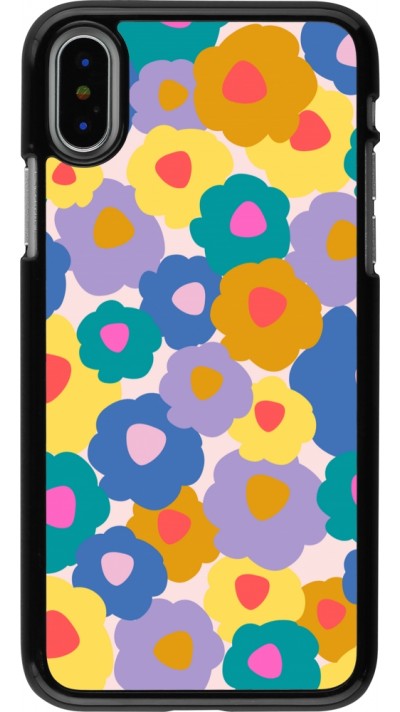 iPhone X / Xs Case Hülle - Easter 2024 flower power