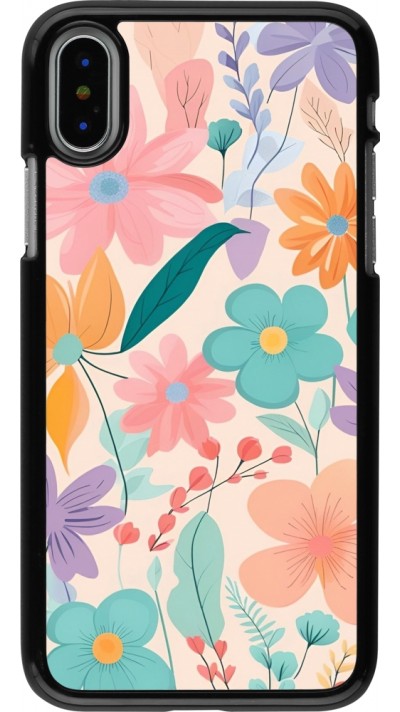 iPhone X / Xs Case Hülle - Easter 2024 spring flowers