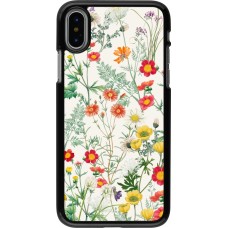 iPhone X / Xs Case Hülle - Flora Botanical Wildlife